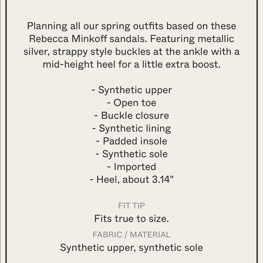 REBECCA MINKOFF
Apolline Metallic Strappy Sandals - Picture 4 of 15